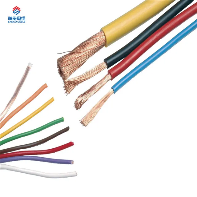 Производитель Китай 300 В 450 В 750 В 2 Core 2.5 кв. мм Электрический кабель размеры