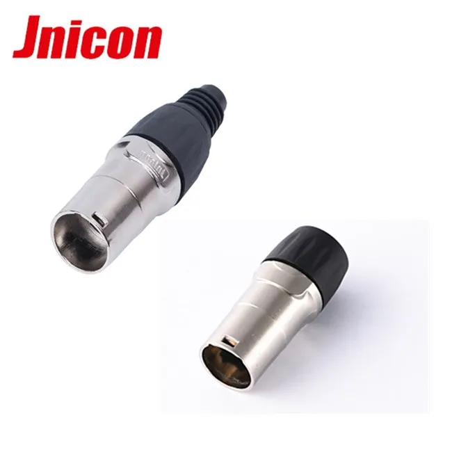 Водонепроницаемый XLR сигнала 8 Полюс светодиодный экран и отображения передачи цинковый сплав платиковая заглушка