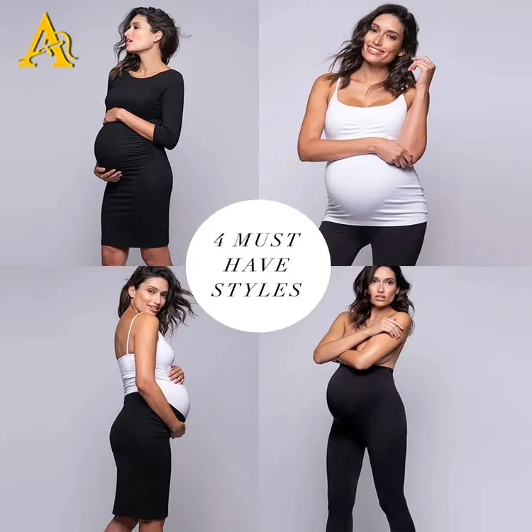
High Quality Maternity Clothing Pregnant Women Soft Comfy Maternity Dress Vest Leggings Skirt 