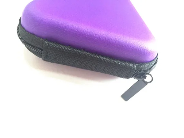 Wholesale Travel Zipper EVA Storage Box Hard Carrying Case Custom Logo Earphone Case