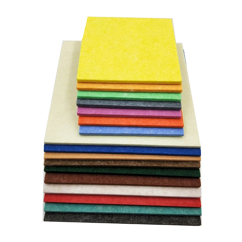Colorful Polyester Fabric Multi function Acoustic decorative fabric sound proof wall panels