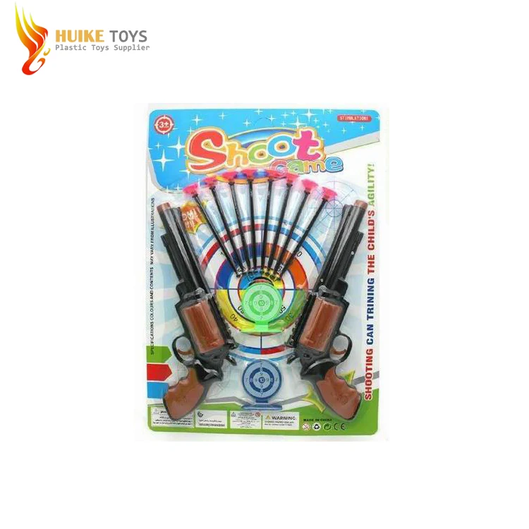 Hot plastic soft bullet gun toy police play set