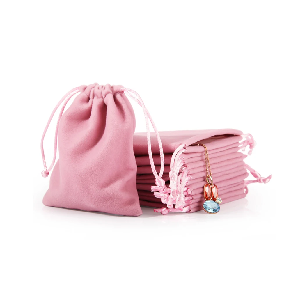 Wholesale Customized Velvet Drawstring Pouch Bag For Jewelry