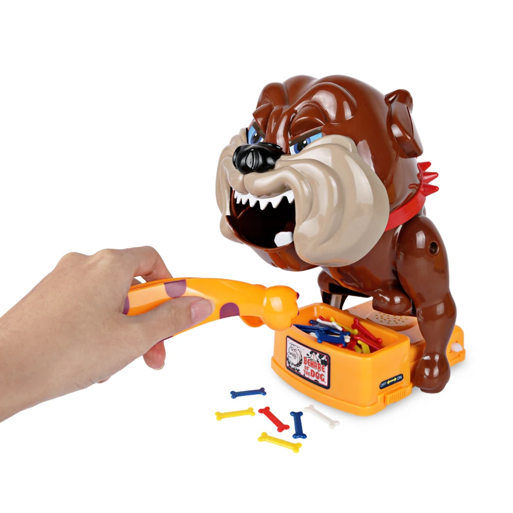 Funny interesting interactive bite toys beware of the bad dog board game for kids