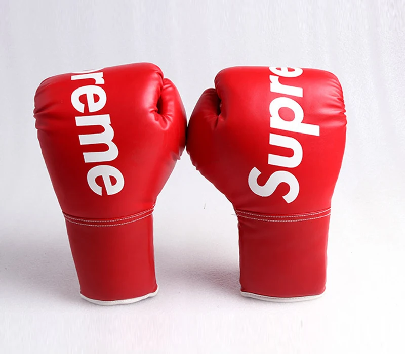 factory custom professional lace-up boxing gloves