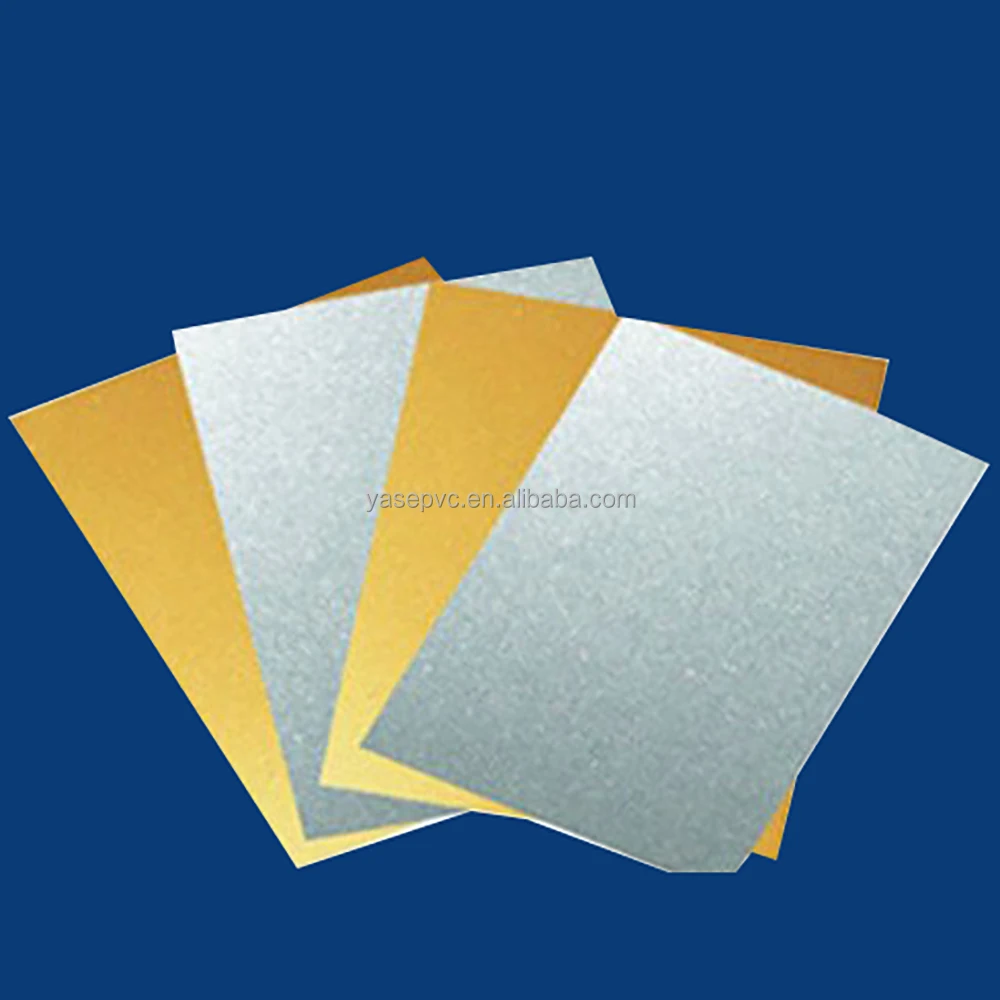 Pvc sheets silver transparent for Inkjet printers