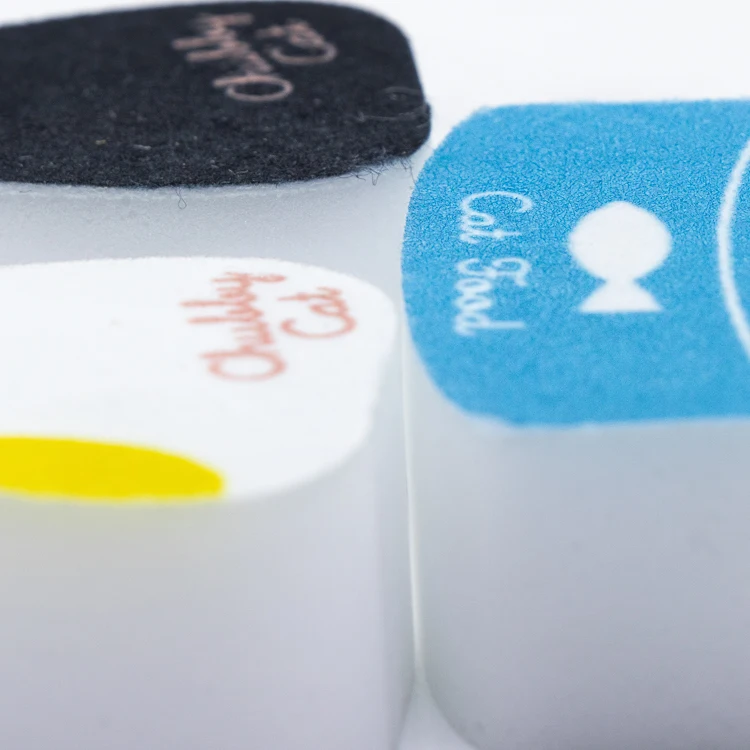 Cute cat three-piece set magic eraser sponge for  kitchen cleaning