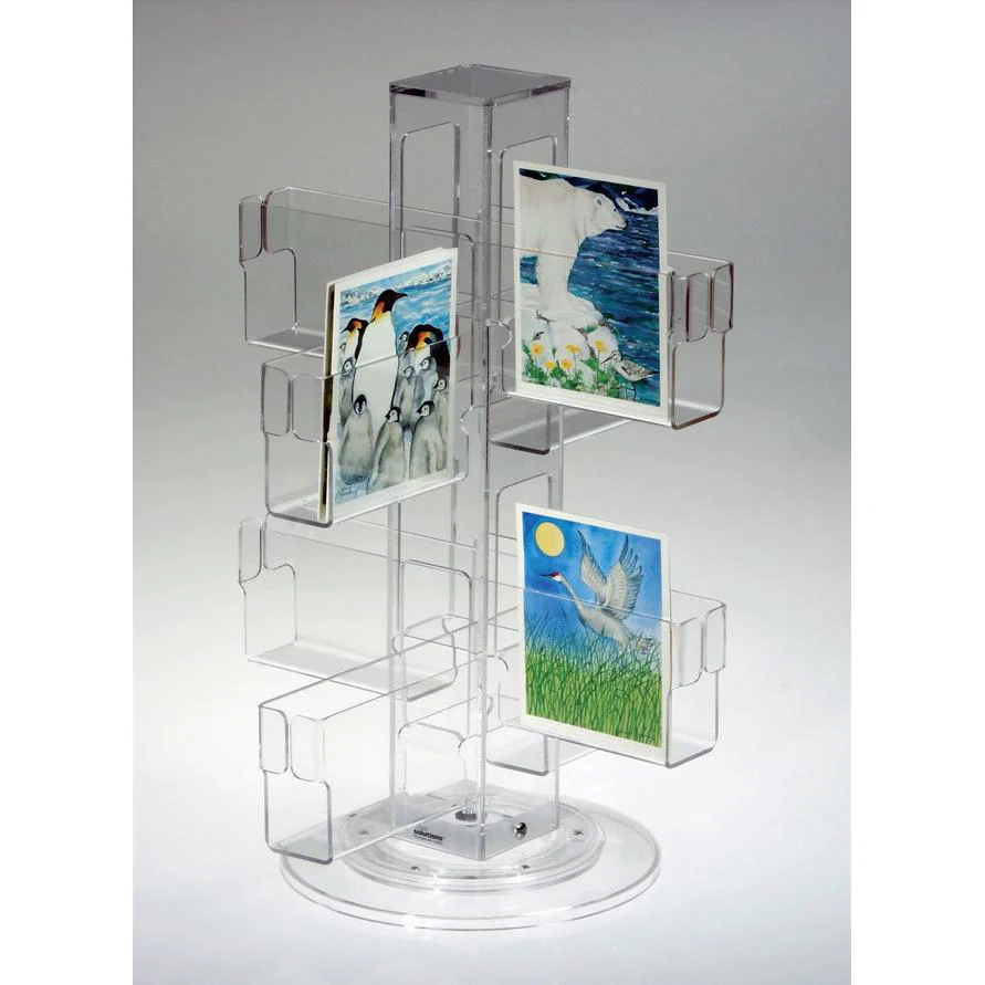 Rotating Acrylic Book Stand