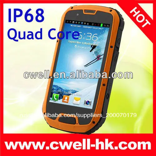 альпы s09 четырехъядерных процессоров ip68 водонепроницаемый смартфон