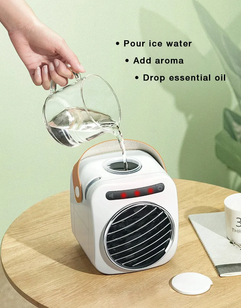 USB power supply mini cube air cooler