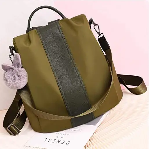 
Women Backpack Purse Waterproof Nylon Schoolbags Anti-theft Rucksack Shoulder Bags 