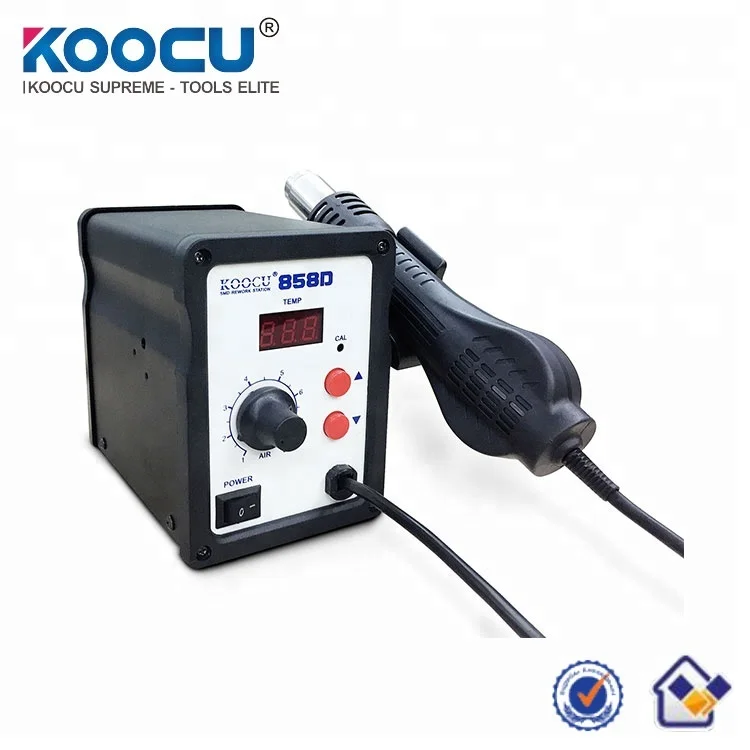 [KOOCU] portable SMD 2 in 1 Hot Air Gun Soldering Iron Mobile Phone BGA Rework Station
