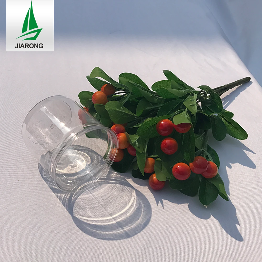 Wholesale empty clear 50-1000ml pop Cans 65mm 85mm Caliber Food plastic Can 4oz 8oz spice tuna candy plastic can with lids