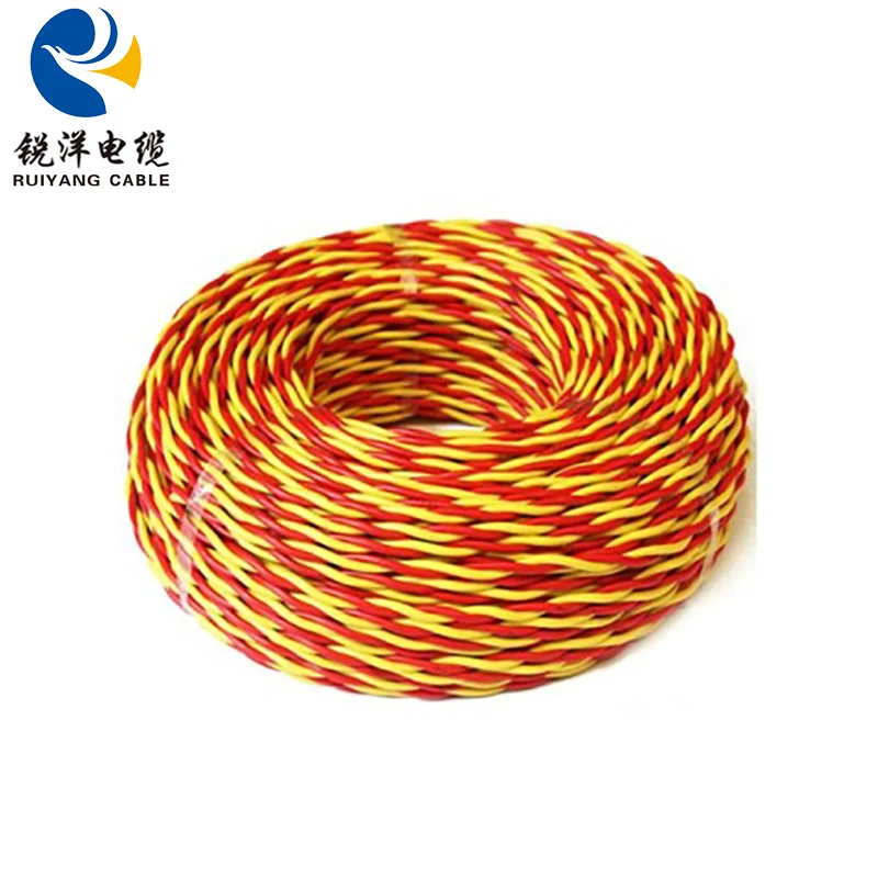 Flexible bare copper conductor Twisted Flexible Parallel Cord Wire 0.3/0.5KV