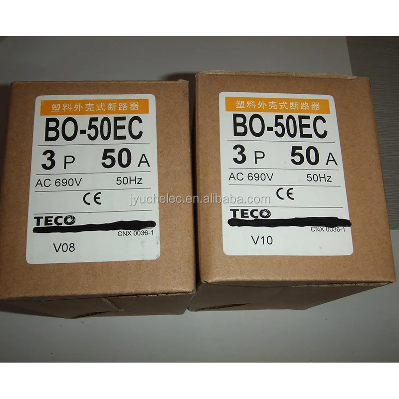 Original TECO breaker 3P 50A TO-50EC/BO-50EC