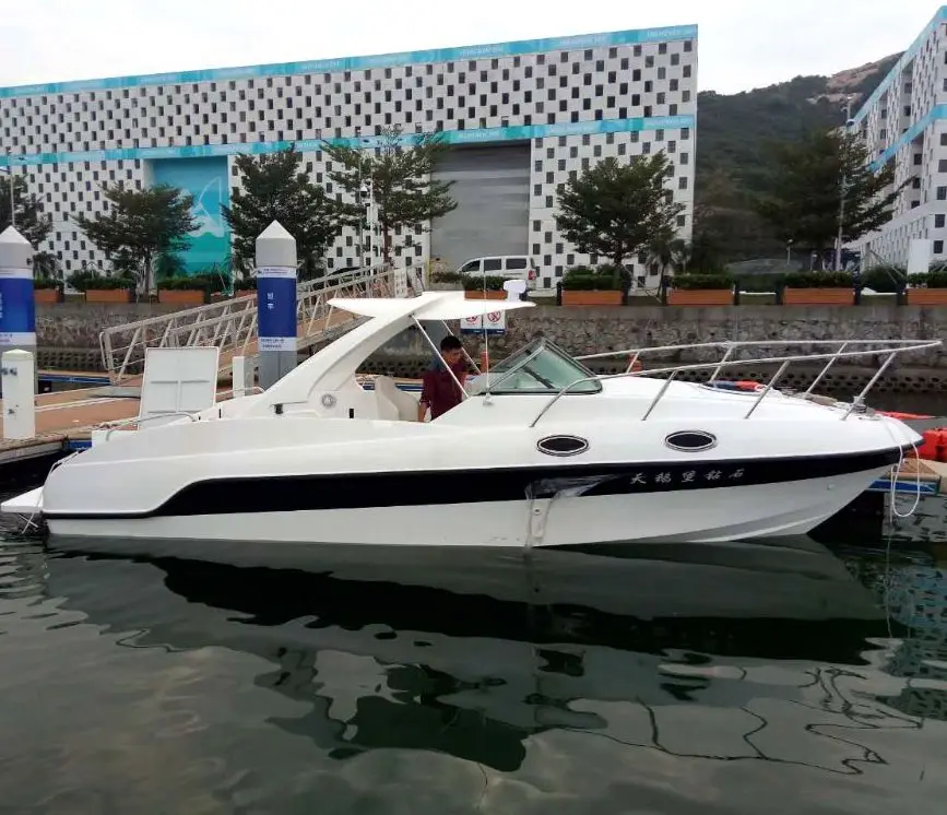 
WATERWISH QD27 CABIN 8.5m Fibreglass Fishing Outboard Motor Boat 