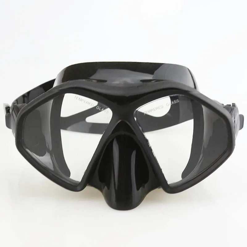 Hot Diving Exercise Protector diving mask adult tempered glass Waterproof big vision silicone diving mask