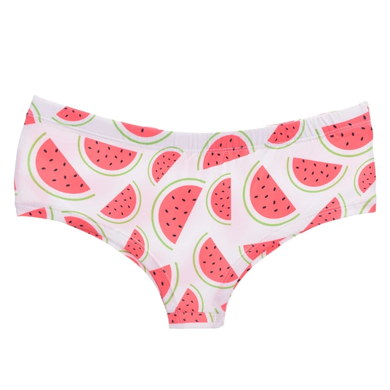 
Watermelon Cotton Crotchless Panty Sexy Panty Models Indian Panty Women Underwear Fashion Short 