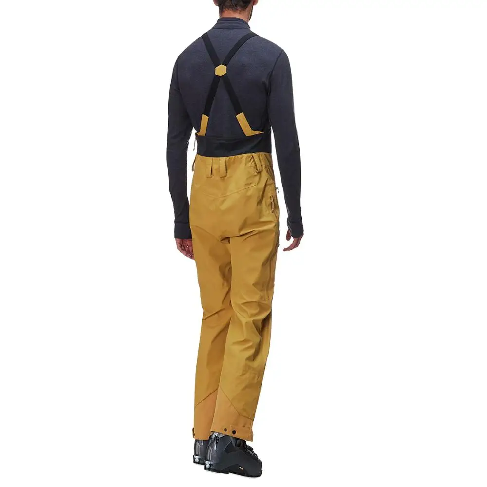 men hiking suspender trousers ski winter pant