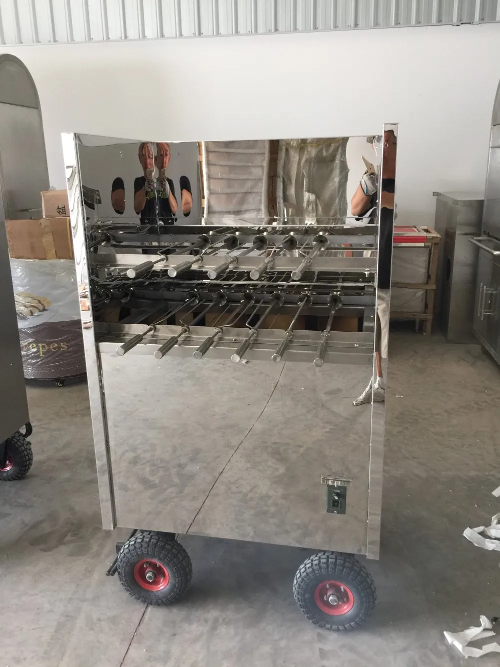 
Restaurant Commercial automatic Brazilian Buffet Rotisserie BBQ Grill 