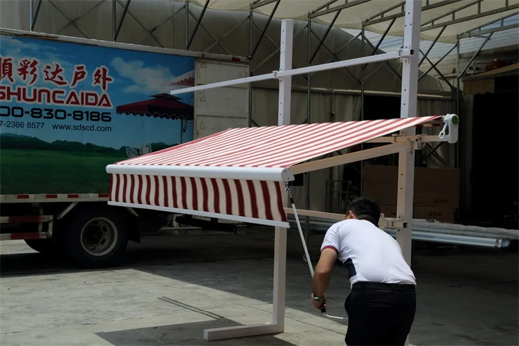 Cheap Retractable Balcony Awning Manual Retractable Awnings With Valance