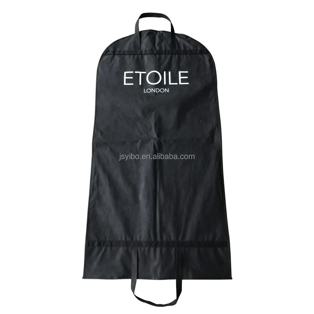 Customized non woven/oxford/peva/pvc dustproof long dress dance bags with garment rack