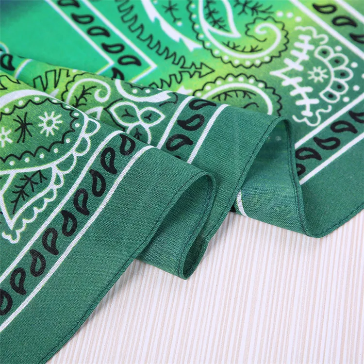 Wholesale price good style gradient color 100% organic cotton bandana