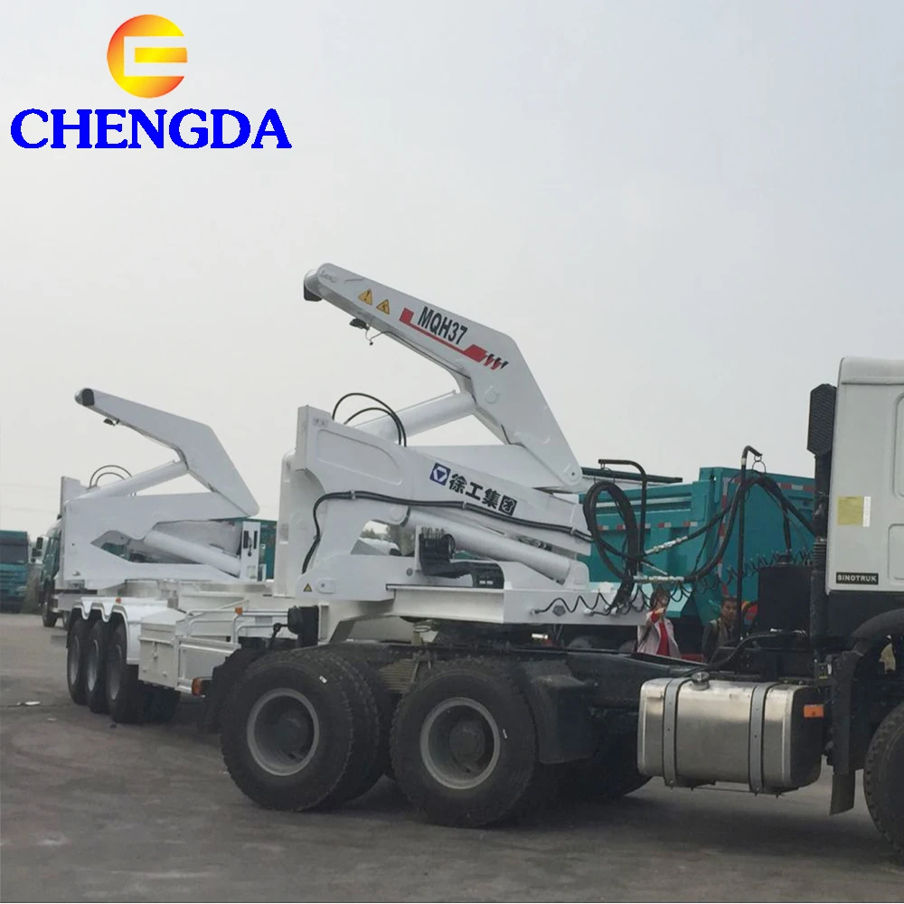 Tri-axle side lifter container side loader trailer for 20 ft 40ft container