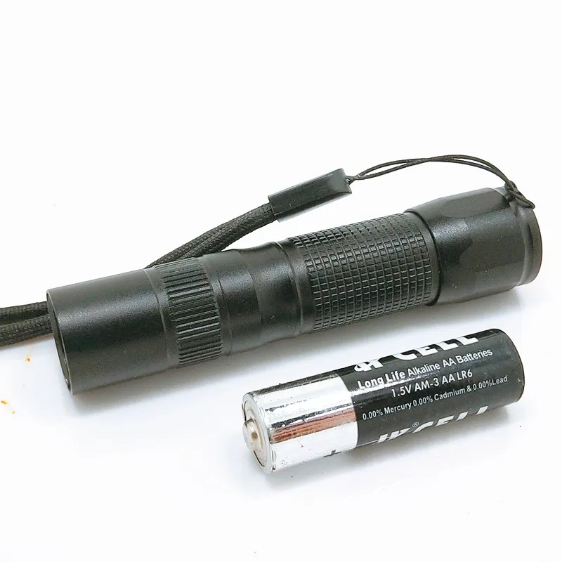High Quality 120lumen Mini Flashlight 1AA rechargeable battery led torch light
