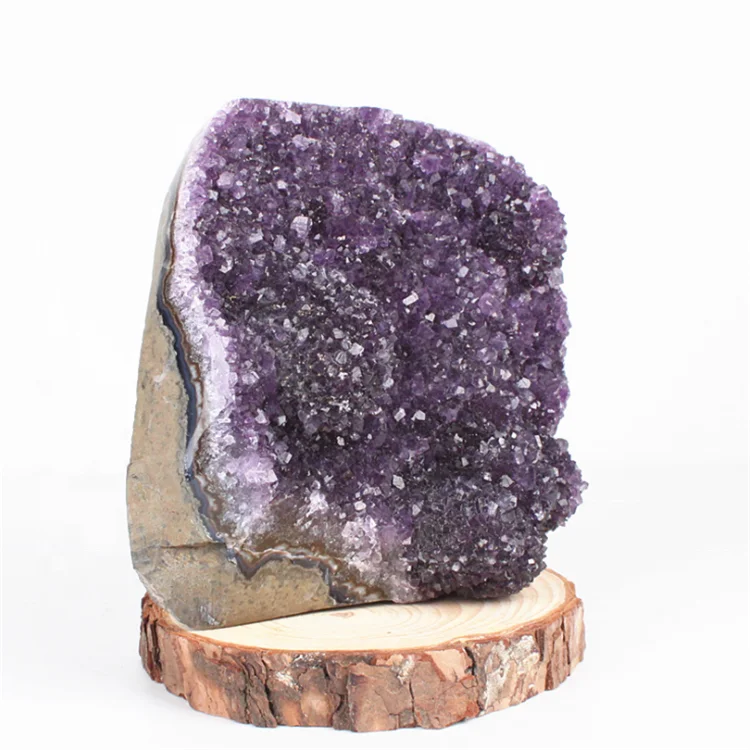 Wholesale Spirit Quartz Amethyst Druzy Crystal Cluster