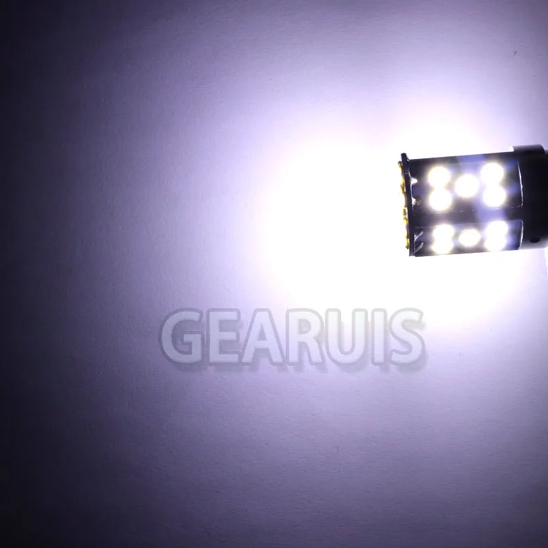 18W T25 3156 LED Bulb P27W 35 SMD 3030 LED 1.5A Auto Reverse Backup Stop Lights Rear Turn Signal Lights No Hyper Flash 12V-18V
