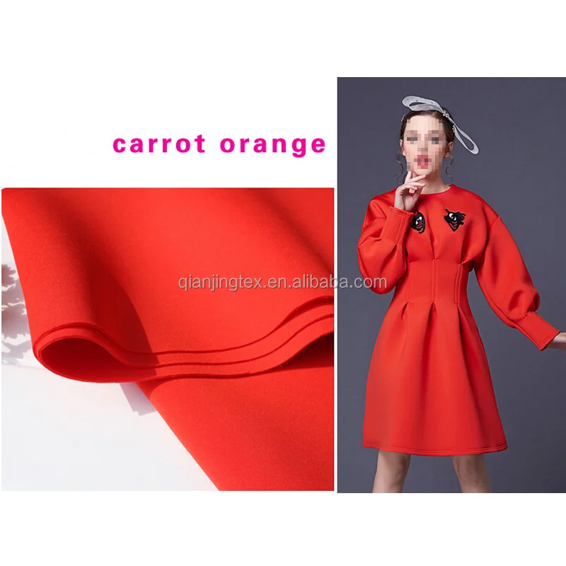 Factory price polyester spandex stretch 2mm neoprene fabric