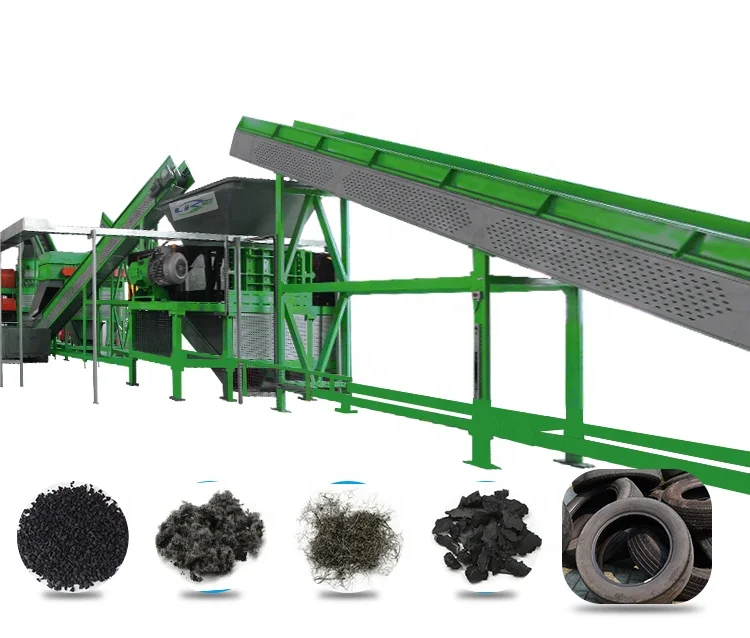 
Good quality waste rubber powder uses recycling machines 
