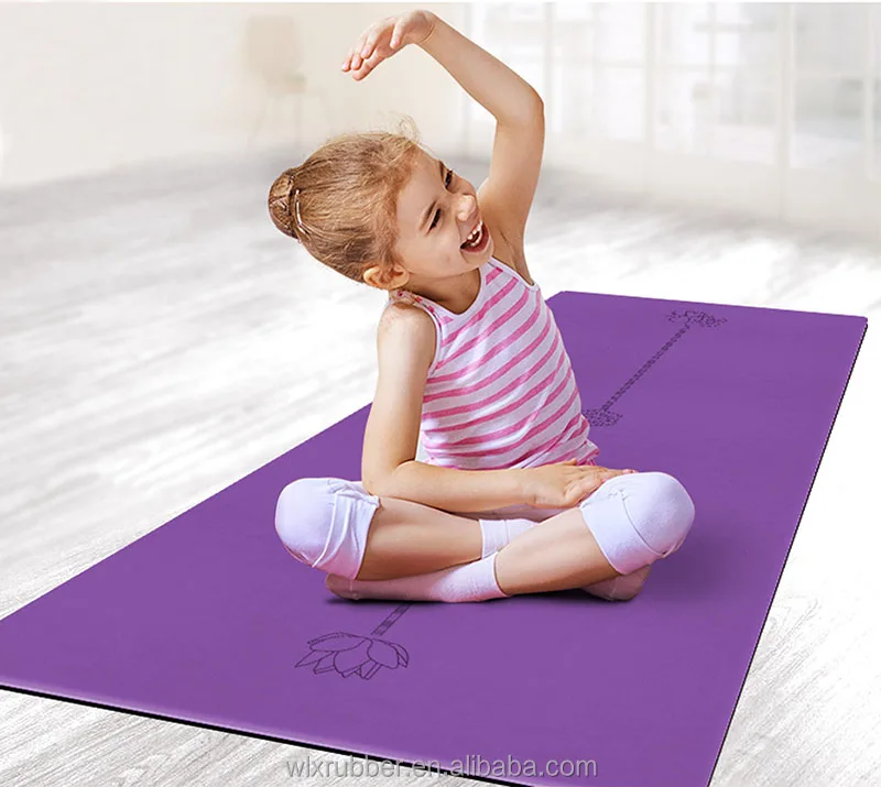 Custom Various Color Skidproof Salable Natural Rubber Yoga Mat Travel Yoga Mat Foldable Pink Red Blank Blue Bag Yoga Mat