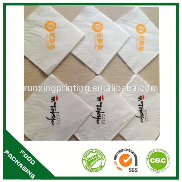 Уникальный 1/4 складной белые бумажные салфетки для суши магазин