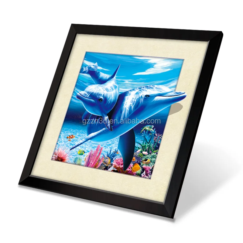 40 X 40 Cm 5D Pictures For Commercial Activities / Lenticular Image Printing