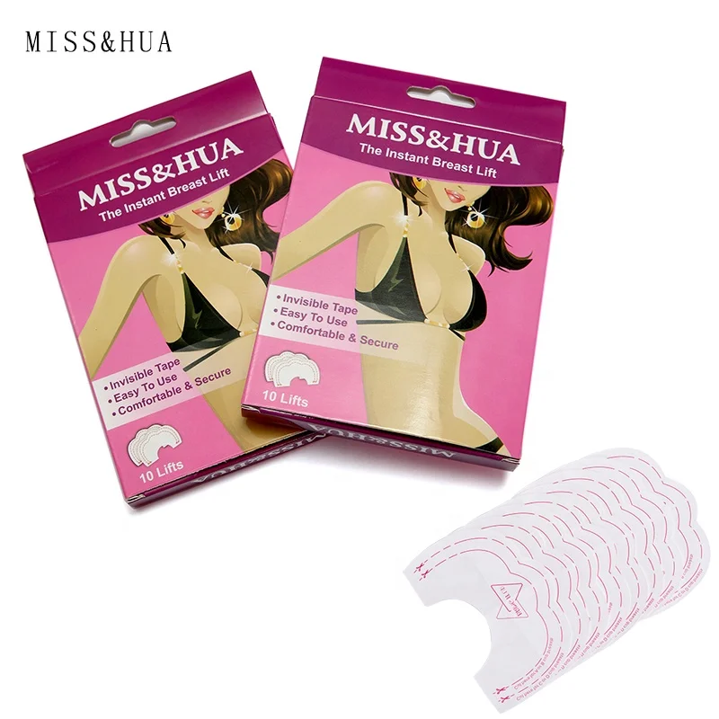 5pairs Super-grade rubber transparent invisible disposable Lifting chest stickers