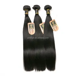 Yavida Peruvian Virgin Hair Straight Human Hair Weaves Natural Black Peruvian Straight Hair 8-28 inch For Black Women