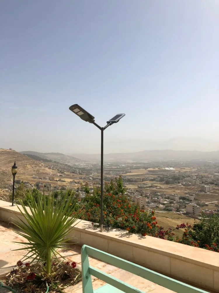 Высокое качество уличный водонепроницаемый IP65 smd Регулируемый 100 Вт 150 Вт светодиодный уличный фонарь на солнечной батарее уличный фонарь