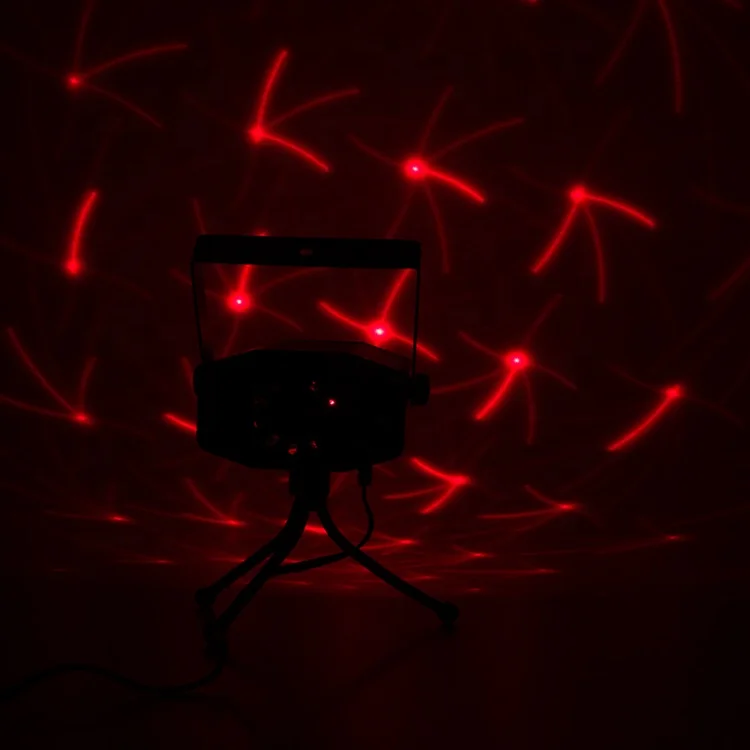 Red and Green Mini Disco Laser Stage Light Show Projector