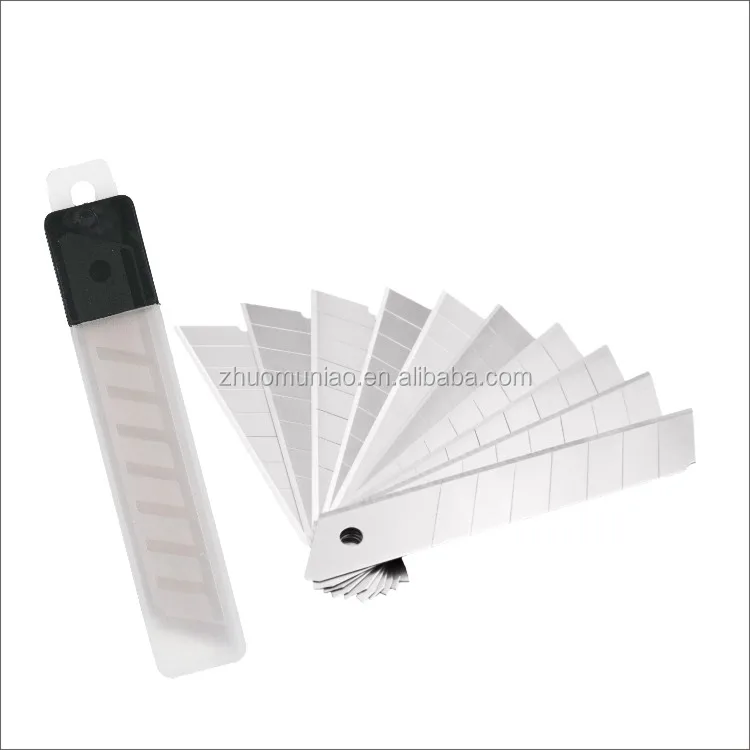 Utility Knife Snap Off Blade Replacement 18MM Quick Change Spare Blade Paper Cutting Cutter Knife Blade