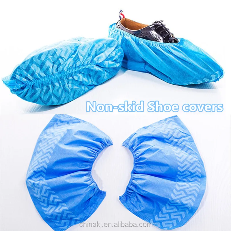 
Disposable Medical Non-Woven surgical non skid Shoe Cover anti slip Polypropylene PE CPE Boot Covers 