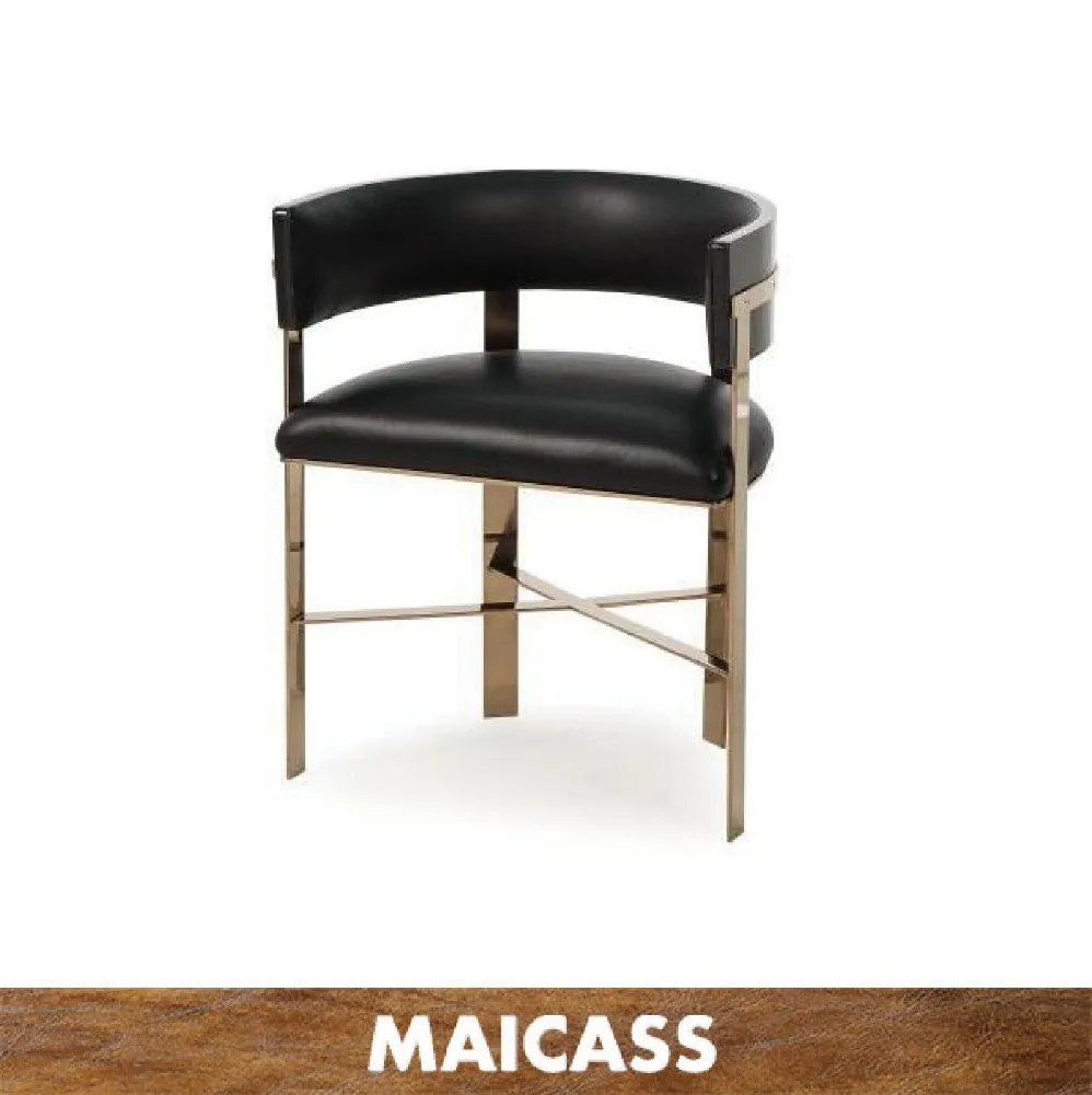 Сексуальный матовый латунный темно-синий мягкий бархатный стул для ресторана