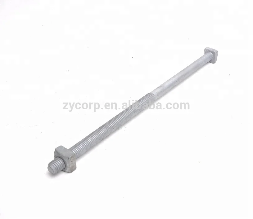 
Pole line hardware/machine bolt /square head bolt 