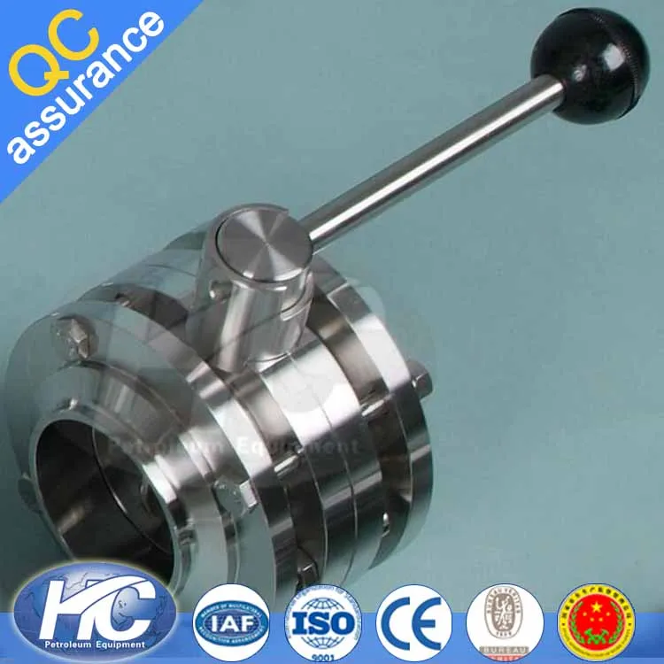 Stainless Steel butterfly Valve / Wafer butterfly Valve / Keystone butterfly Valve Made in China