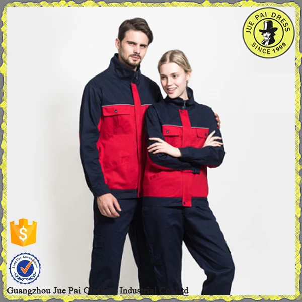 Winter Jacket And Pants Workwear For Factory Worker Uniform