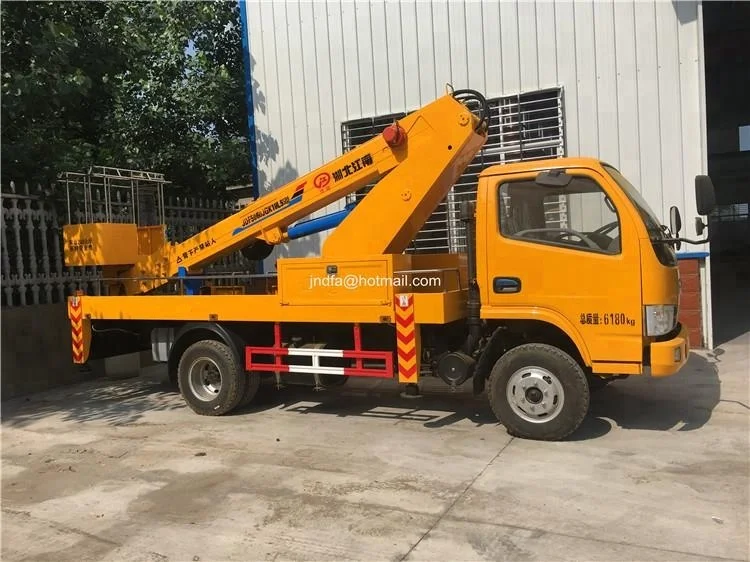 Dongfeng euro V 18 meters telescopic boom Aerial truck, High Lifting Platform Truck