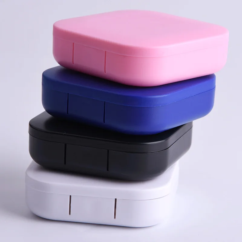 Модные аксессуары для очков набор разноцветных футляров для контактных линз оптовая продажа