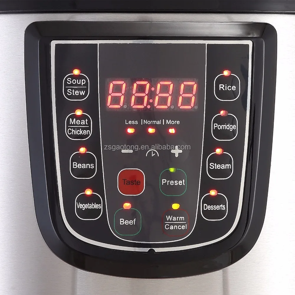 
CE ETL certificate 6L intelligent Electric Pressure Cooker 