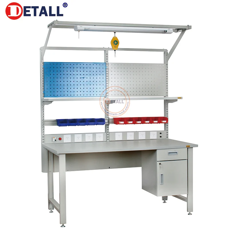 durable double dental technician ergonomic lab electronics drawer workbench